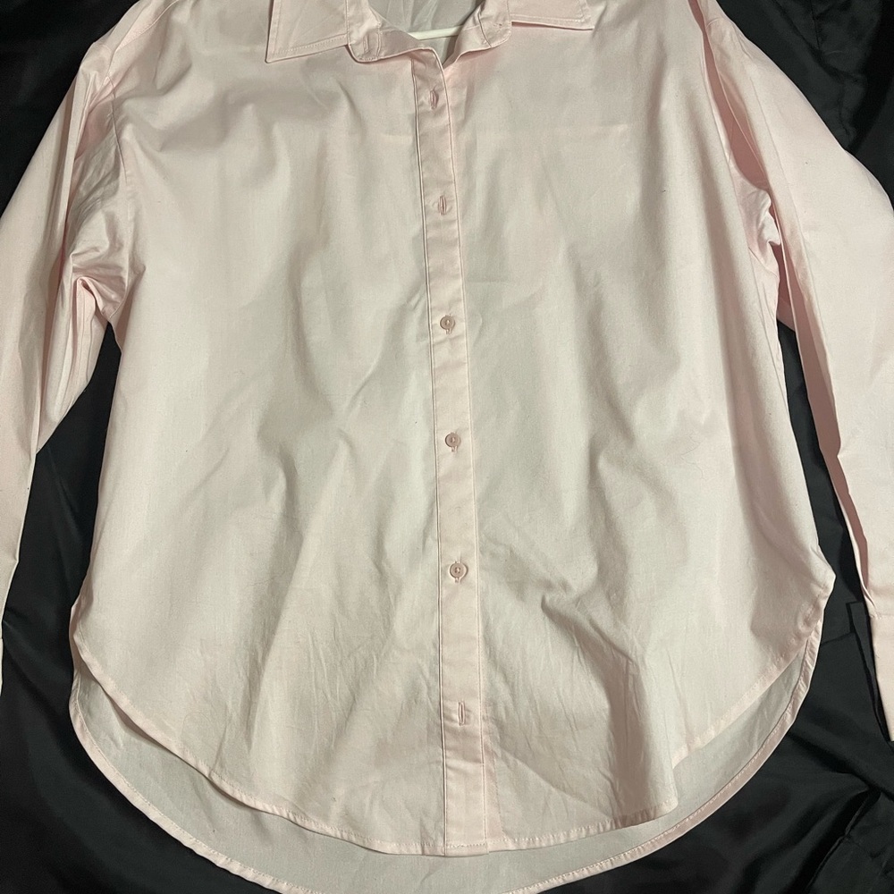 Express Light Pink Button-Down Women's Shirt